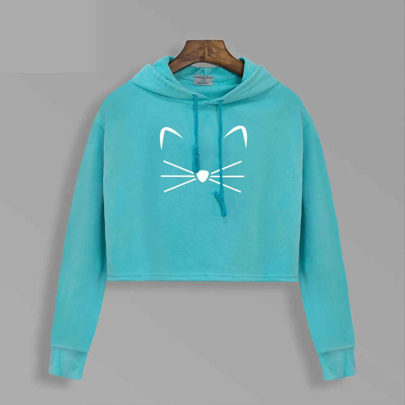 THE CROPPED KITTY HOODIE