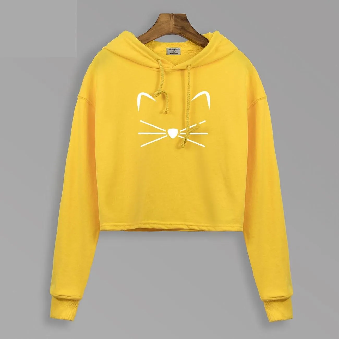 THE CROPPED KITTY HOODIE