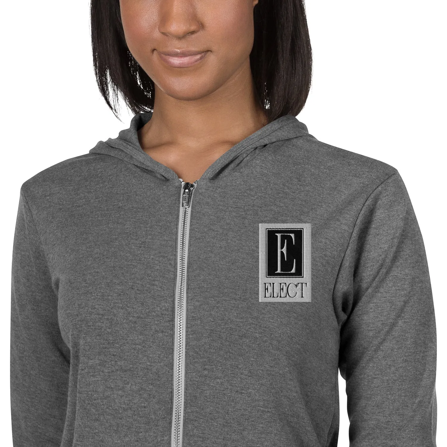 Unisex  Lightweight Zip Hoodie Bella Canvas Ascension High Fashion Elect