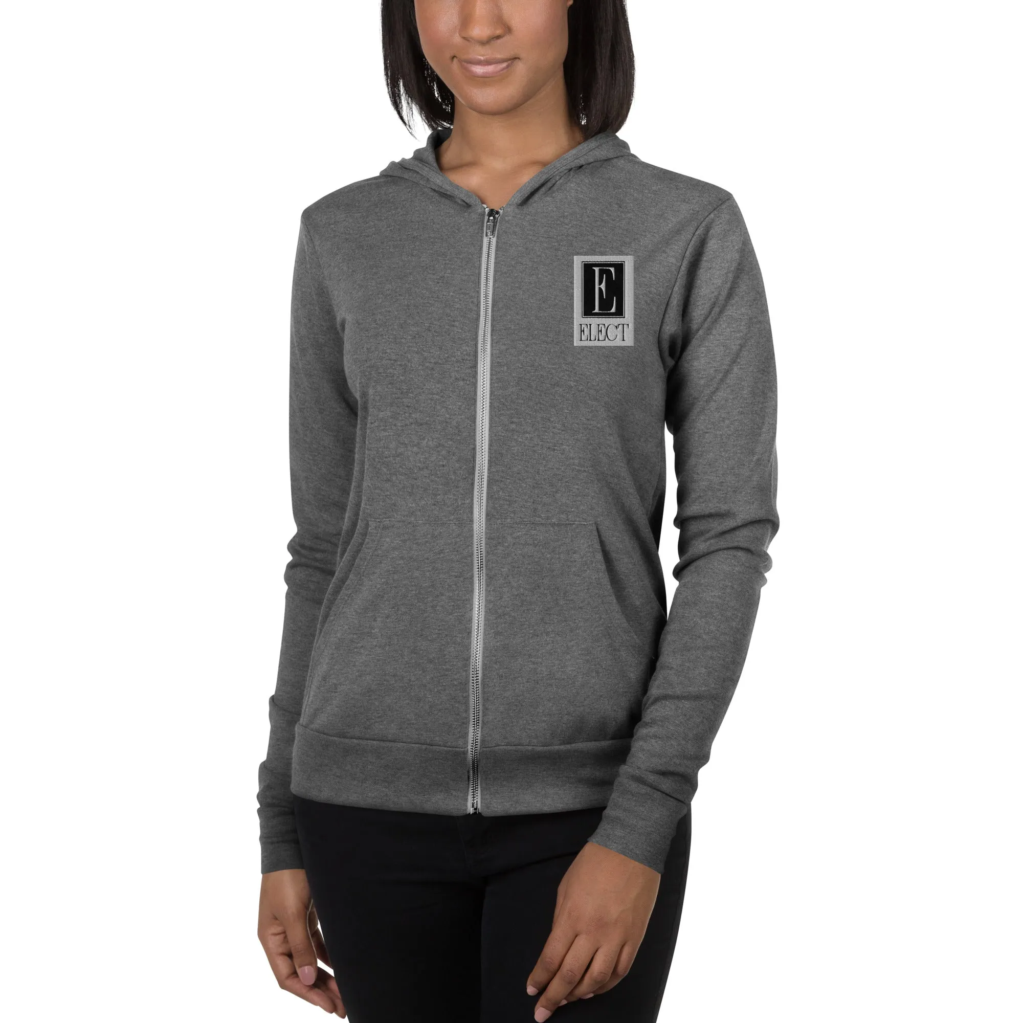 Unisex  Lightweight Zip Hoodie Bella Canvas Ascension High Fashion Elect