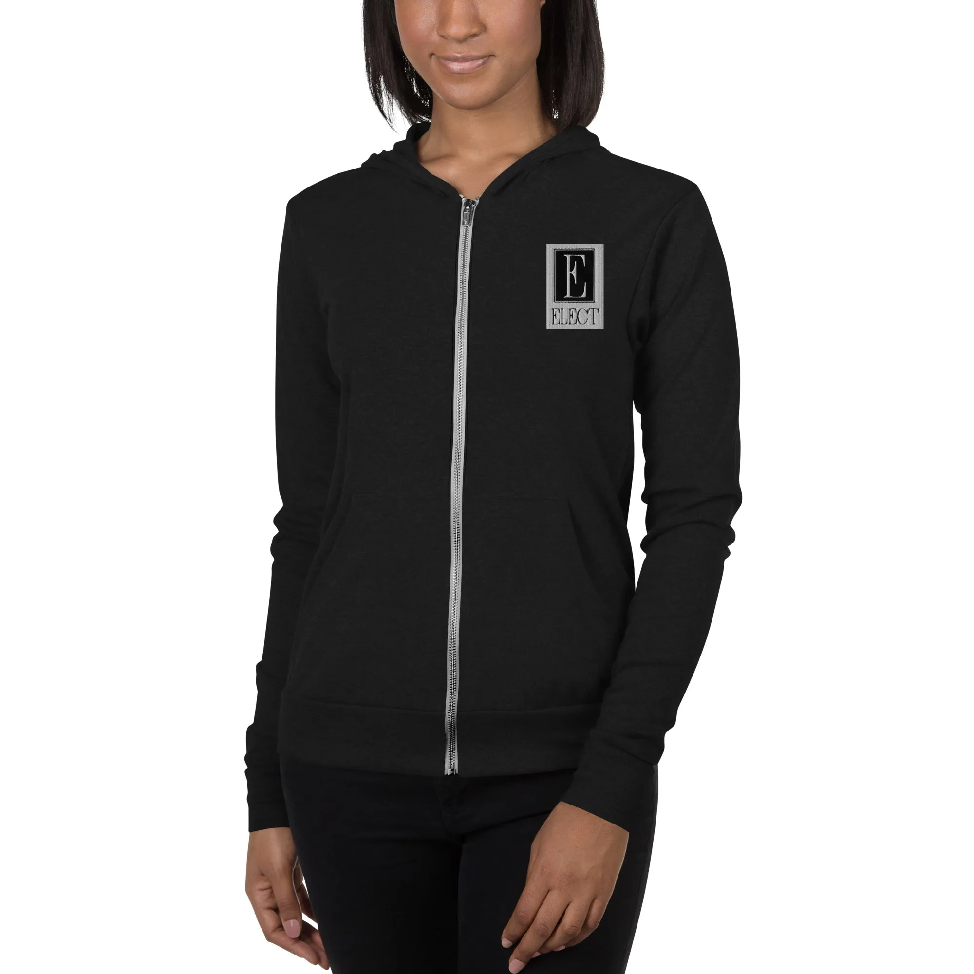 Unisex  Lightweight Zip Hoodie Bella Canvas Ascension High Fashion Elect