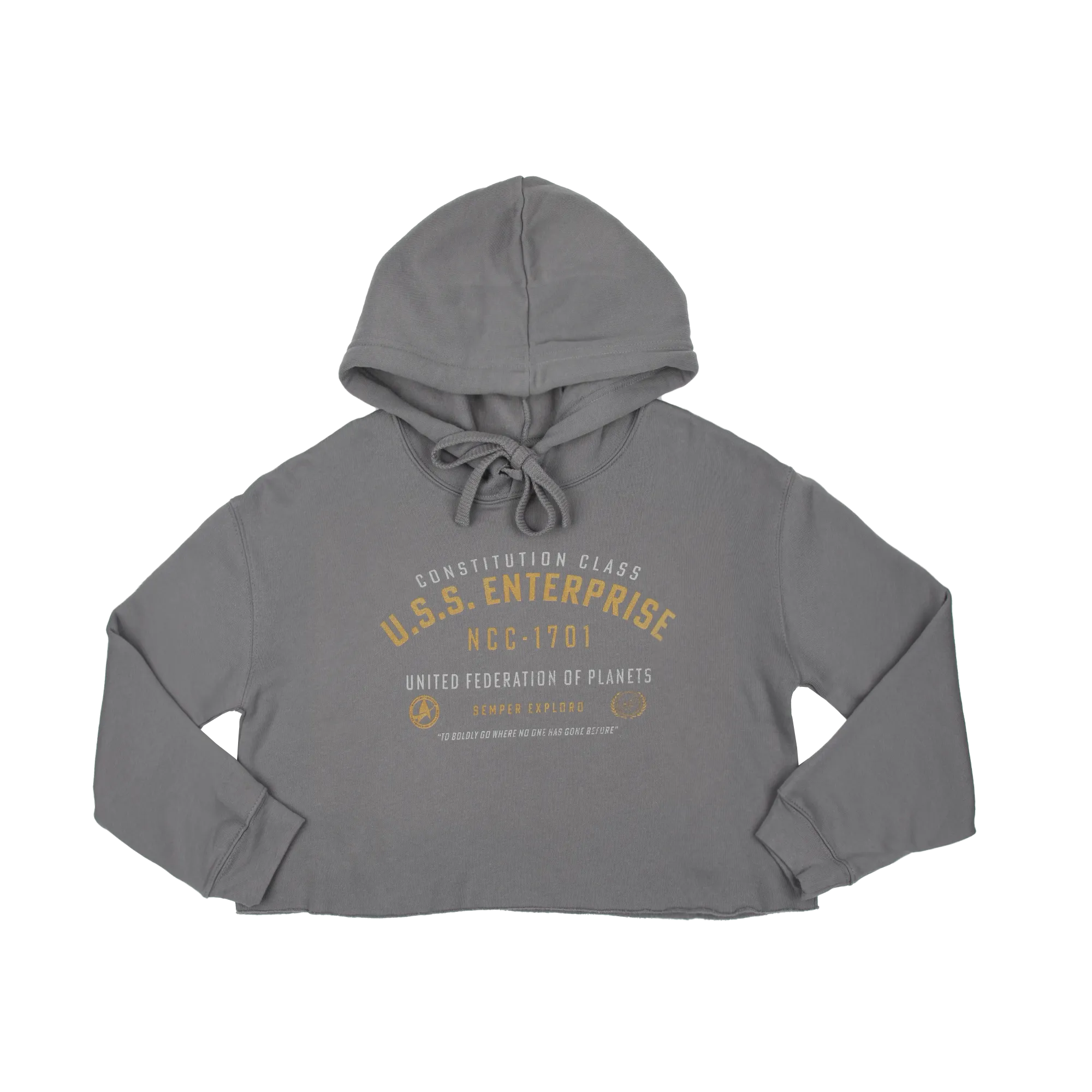 USS Enterprise Cropped hoodie