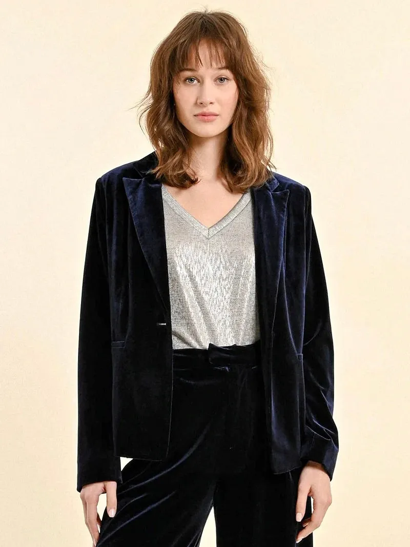 Valerie Velvet Blazer