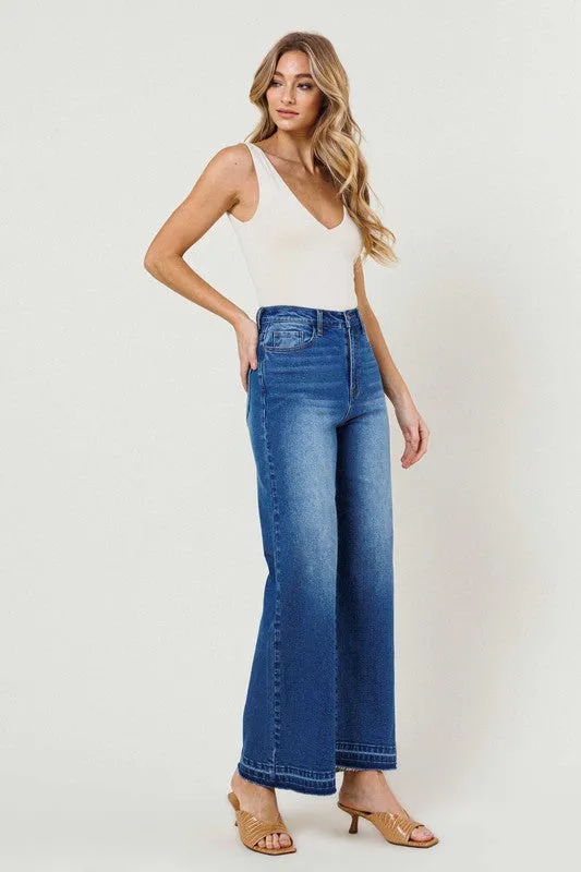 VIBRANT M.I.U. High Waisted Wide Leg Jeans