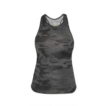 Womens Camo Workout Performance Tank Top