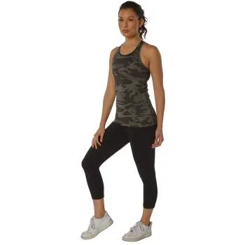 Womens Camo Workout Performance Tank Top