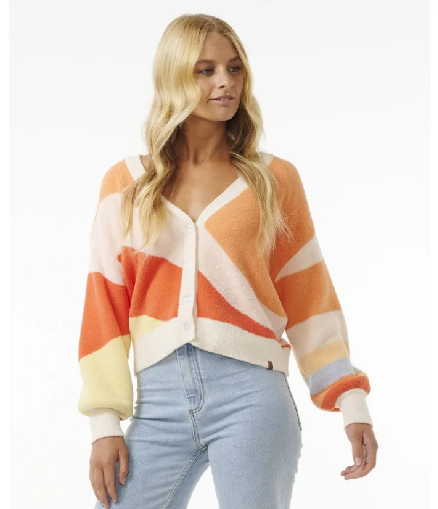 WOMEN'S HIGH TIDE KNIT CARDIGAN - MULTICO