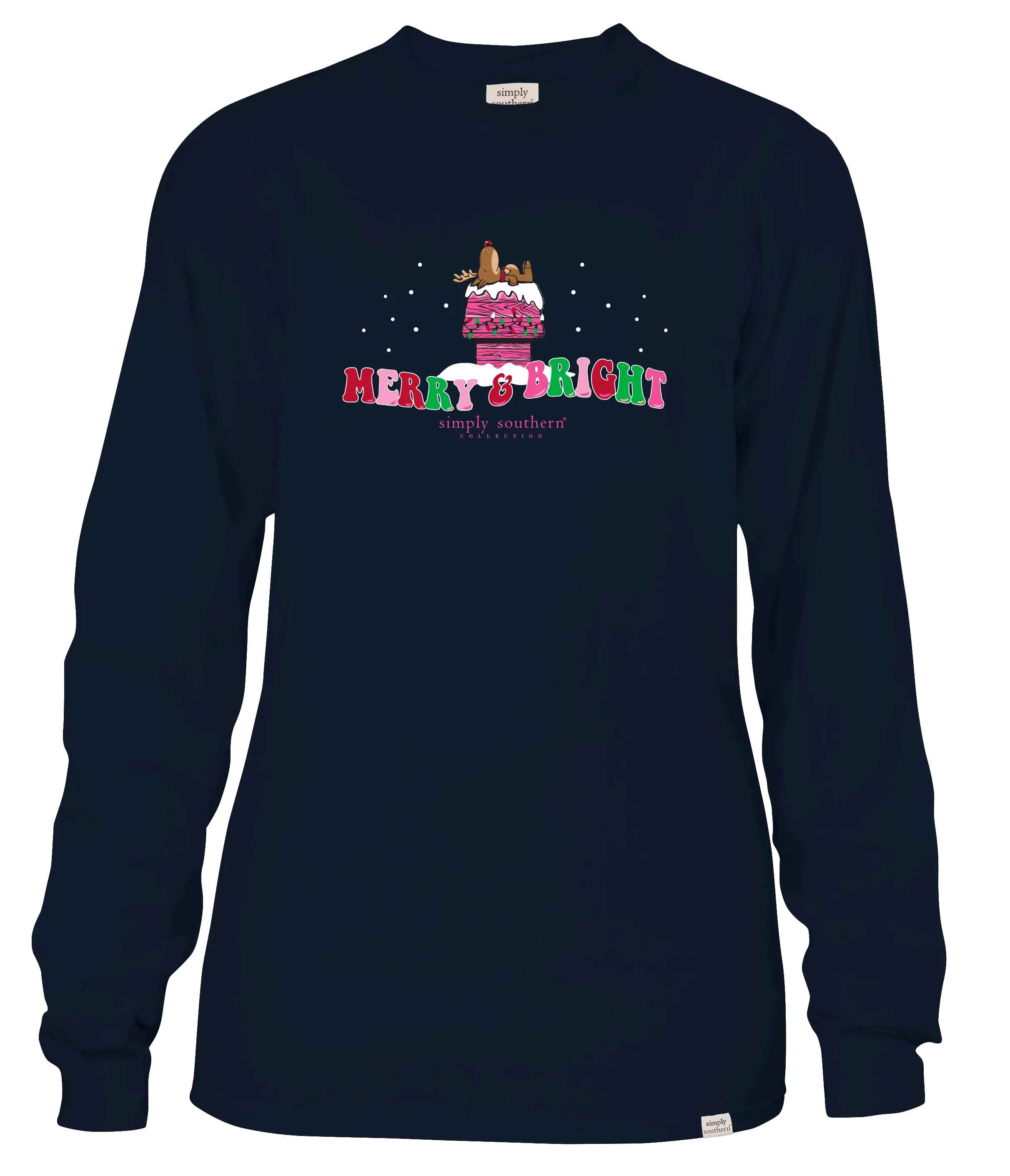 Youth 'Stay Merry & Bright' Long Sleeve Tee by Simply Southern